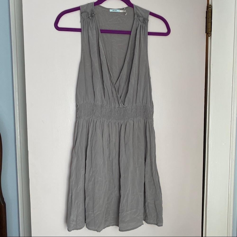Kimchi Blue Gray Silk Tunic